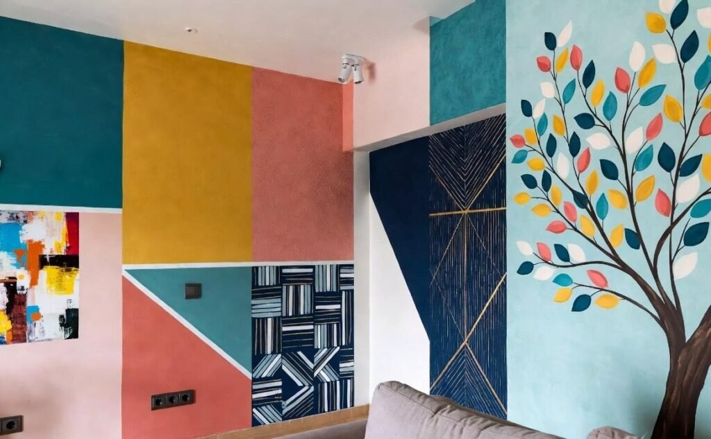 living room wall apinting
